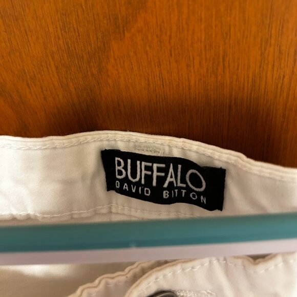 Buffalo David Bitton Jeans White Skinny Ankle Grazer Mid Rise Stretch 4/27 - Picture 3 of 6